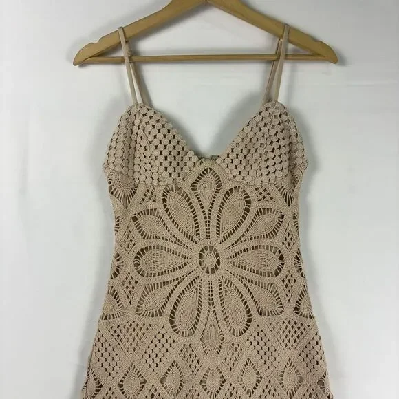 PatBO Crochet Mini Dress - Picture 3 of 5